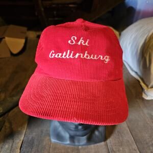 Ski Gatlinburg Tennessee Courdory Snapback Worker Trucker Vintage Retro Dad Hat